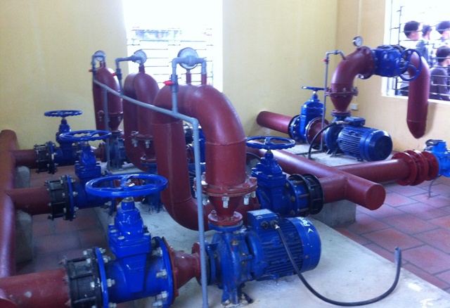 Nhà thầu cơ điện với công tác thử áp lực đường ống cấp nước